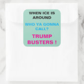 Square Stickers, sheet of six 3 inch stickeSticker Quadratischer Aufkleber (Tasche)