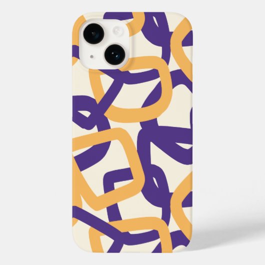 Square Tangle Modern Pop Case-Mate iPhone Hülle (Rückseite)