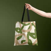 Square Tangle Olive Green Tasche