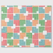 Square Threads Geschenkpapier (Flach)