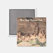 Square Tower House - Mesa Verde National Park Magnet (Vorderseite/Rückseite)