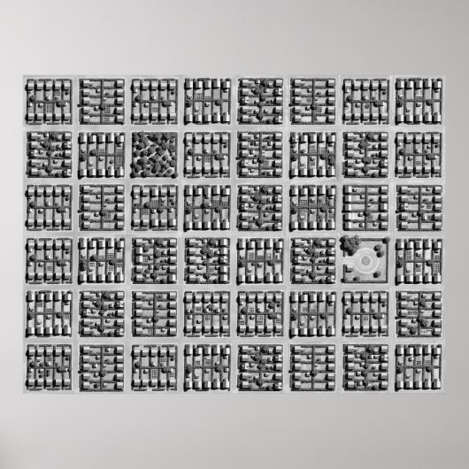 Square Town Poster (Vorne)