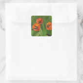 Square Tulip Sticker (Tasche)