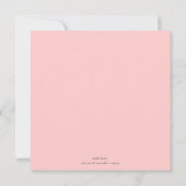 Square Twins Collage | Geburtsankündigung Ankündigung (Rückseite)