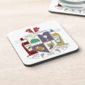 Square Untersetzer (Linke Seite)