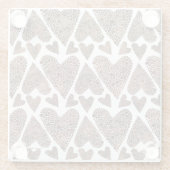 Square Untersetzer Hearts Galore (Rückseite)