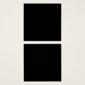 Square Visitenkarten | Benutzerdefinierte Visitenk (Vorne & Hinten)