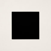 Square Visitenkarten | Benutzerdefinierte Visitenk (Rückseite)