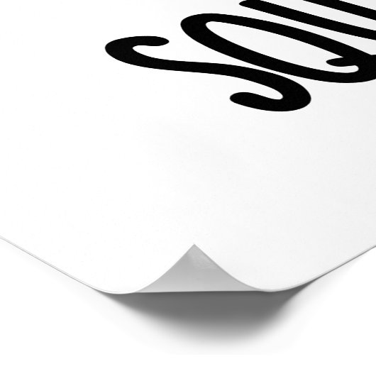 Square-vocado Funny Avocado Pun Poster (Ecke)