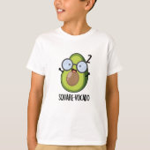 Square-vocado Funny Avocado Pun T-Shirt (Vorderseite)