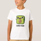 Square vocado Funny Avocado Puns T-Shirt (Vorderseite)