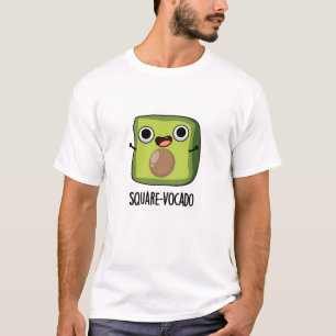 Square-vocado Funny Cube Avocado Wortspiel T-Shirt