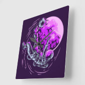 Square Wall Clock Quadratische Wanduhr (Winkel)