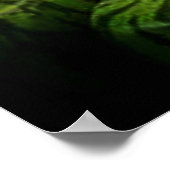 Square Watermelon Print Poster (Ecke)