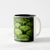 Square Watermelon Zweifarbige Tasse (VorderseiteRechts)