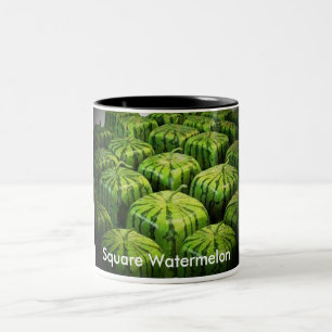 Square Watermelon Zweifarbige Tasse