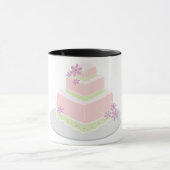 Square Wedding Cake Tasse (Zentrum)