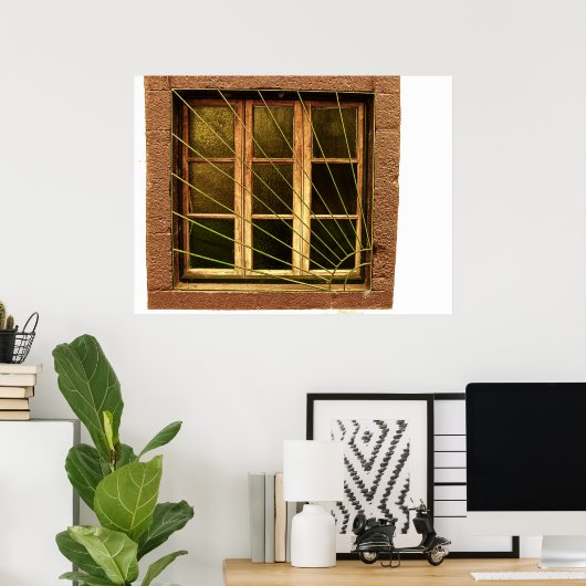 Square Window (Portugal) Poster (Heimbüro)