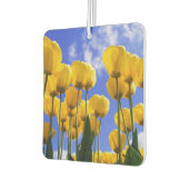 Square Yellow Tulips Air Freshener Autolufterfrischer (Links)