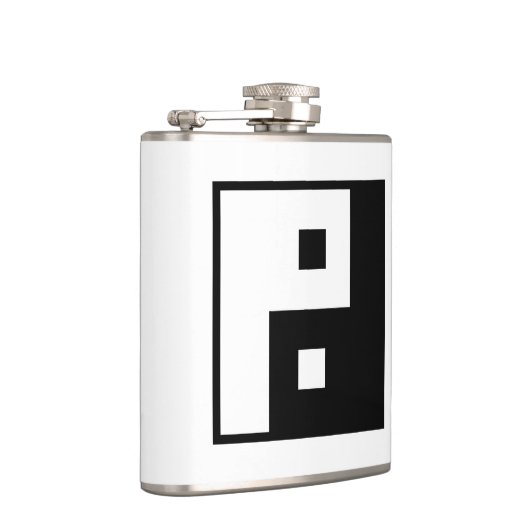 Square Yin Yang Flachmann (Rechts)