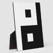 Square Yin Yang Fotoplatte (Seite)