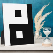 Square Yin Yang Fotoplatte (Seite)