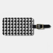 Square Yin Yang Gepäckanhänger (Vorderseite horizontal)