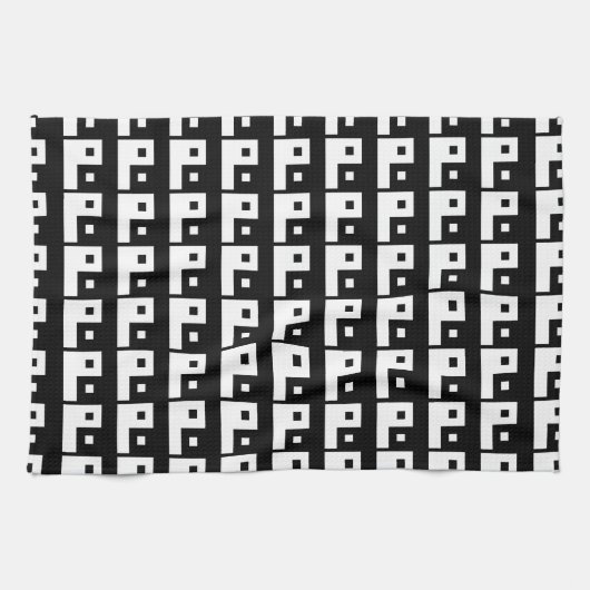 Square Yin Yang Geschirrtuch (Horizontal)