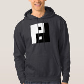 Square Yin Yang Hoodie (Vorderseite)