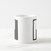 Square Yin Yang Kaffeetasse (Mittel)