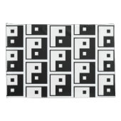 Square Yin Yang Kissenbezug (Rückseite-Rechts)