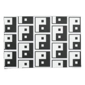 Square Yin Yang Kissenbezug (Vorderseite-Rechts)