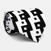 Square Yin Yang Krawatte (Gerollt)