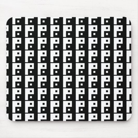 Square Yin Yang Mousepad (Vorne)