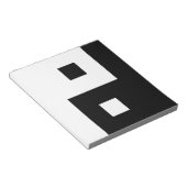 Square Yin Yang Notizblock (angewinkelt)