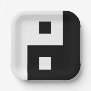 Square Yin Yang Pappteller