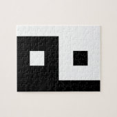 Square Yin Yang Puzzle (Horizontal)