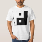Square Yin Yang T-Shirt (Vorderseite)