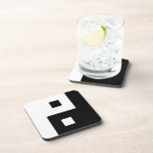 Square Yin Yang Untersetzer (Rechte Seite)