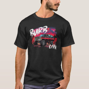 Squarebody Burb Life Truck Squarebody Vorort T-Shirt