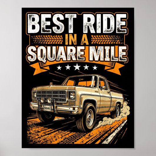 Squarebody-LKW Poster (Vorne)