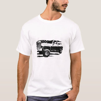 Squarebody Truck American Flag Square Body T-Shirt
