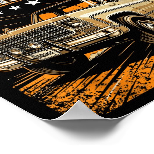 Squarebody Truck  Poster (Ecke)