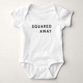 Squared Away Bodysuit Baby Strampler (Vorderseite)