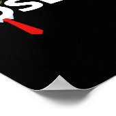 Squared Funny Anti-trump 2024 Nope Nicht wieder T- Poster (Ecke)