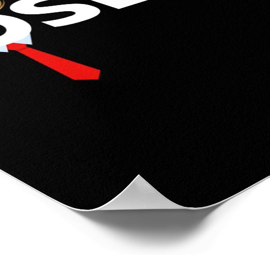 Squared Funny Anti-trump 2024 Nope Nicht wieder T- Poster (Ecke)