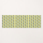 Squared Lines Yogamatte (Vorderseite (Horizontal))