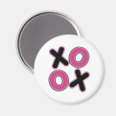 Squared XOXO Magnet (Vorderseite/Rückseite)