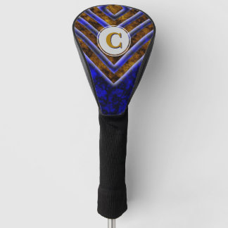 Squareglow Abstrakt Monogramm Golf Headcover