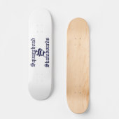 Squarehead Skateboards Longboard Deck (Vorderseite)